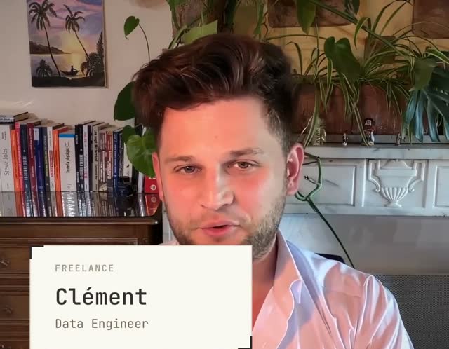 Clément, Data Engineer, en témoignage vidéo