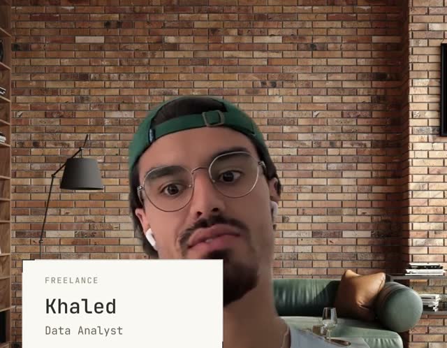 Khaled, Analytics Engineer, en témoignage vidéo